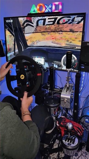 Can you keep it on the road? 💥 #dirtrally2 #simracing #ps5 #thrustmaster