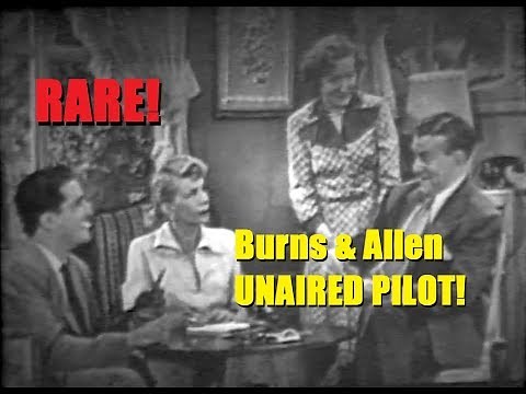 BURNS & ALLEN: Unaired Pilot Episode - VERY RARE!