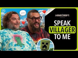 The Funniest Minecraft Movie Interview You’ll See | Jack Black & Jason Momoa (2025)