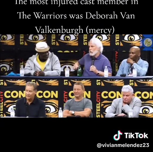 The most injured cast member in The Warriors was Deborah Van Valkenburgh ( mercy) #fyp #thewarriors1979 #thewarriors #michaelbeck #deborahvanvalkenburgh