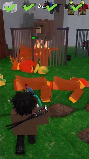 Flamethrower Vs All #roblox #99nightintheforest