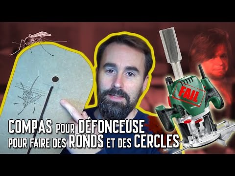 ⭕️ COMPAS pour DÉFONCEUSE pour faire des RONDS et des CERCLES