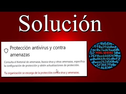 Solución a "tu organización se encarga de la proteccion" windows defender.