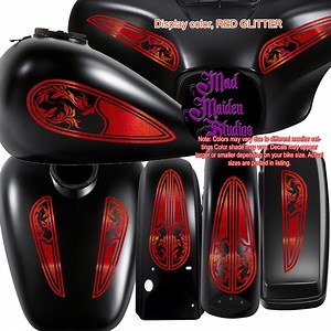 Motorcycle Decal Set: Universal Vinyl Graphics, Pinstripe Kit - Made in USA - Etsy