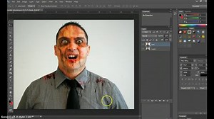 Graphic Design | Zombie Photoshop Lesson Video Tutorial
