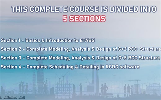 【房屋建筑结构分析与设计】使用 ETABS RCDC 和 Advance Excel 进行结构设计 2022-9