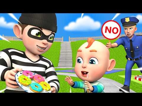 Be Careful Rob! | Don’t Take Food from Strangers 🍩⚠️ | Rosoo Nursery Rhymes & Kids Songs