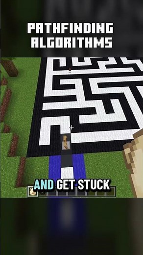 How does this pathfinding algorithm actually perform in a maze? #minecraft