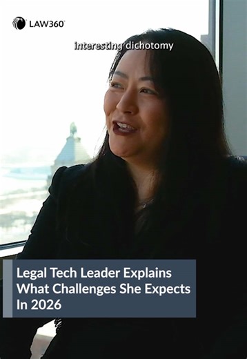 The consensus among legal tech leaders is that AI is here to stay. So we asked them about their goals for 2026, and the challenges they expect to meet. Read more on Law360. Original reporting by Sarah Martinson. #legalnews #generativeai #ai #artificialintelligence #legaltech