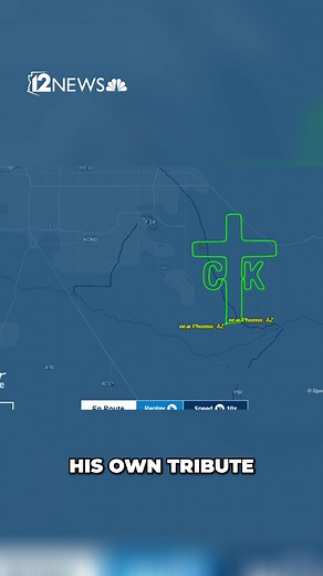 A Valley pilot paid tribute to Charlie Kirk with a message in the sky.