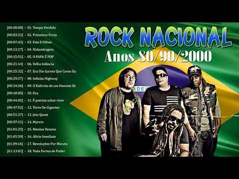 Pop Rock Nacional || As Melhores de Rock Nacionais de Todos os Tempos (Playlist Atualizada 2022)