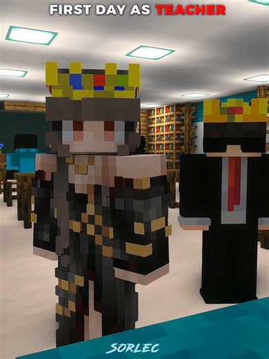 Minecraft School: First Day as Teacher 💀