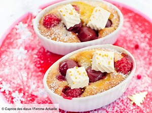 Clafoutis Caprice des Anges - fruits rouges : découvrez les recettes de cuisine de Femme Actuelle Le MAG
