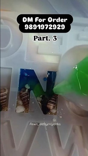 Resin Pouring Art | Creative Resin-in-Resin Technique Tutorial"