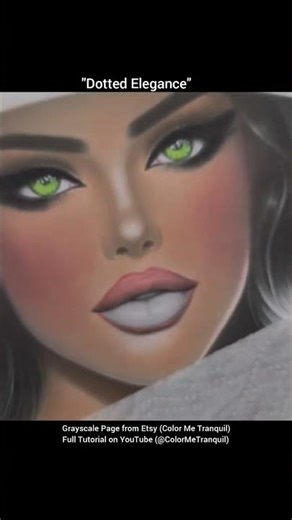 Adult Coloring Relaxation ✨ Grayscale Timelapse Video