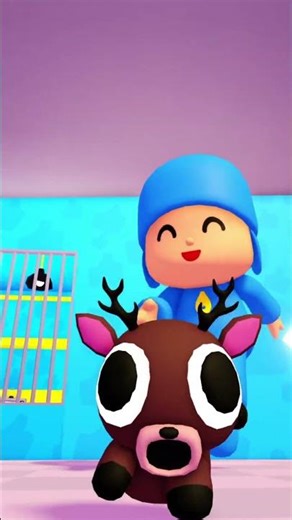 Deer VS Pocoyo 99 Nights in the forest 😭 #roblox #shorts