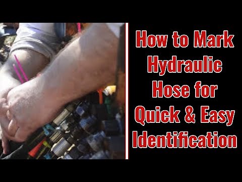How to Mark Hydraulic Hose for Quick and Easy Identification