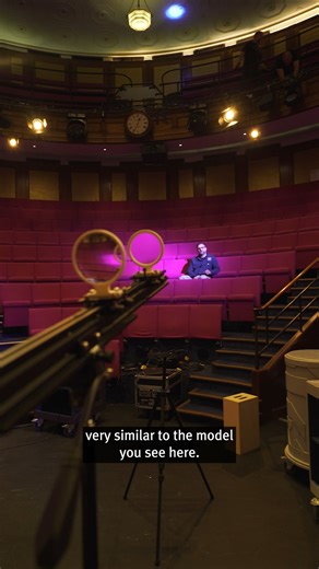 Royal Institution on Instagram: "Galileo’s telescope provided crucial evidence for the heliocentric model, placing the Sun at the centre with the planets orbiting it. 🔭 See this demo in action in the 2025 Christmas Lectures, supported by CGI. Find out where to watch at the l ink on our profile: @ri_science"