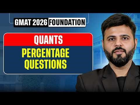 Percentage Questions - 505-655 Club | Quants | GMAT 2026 Preparation