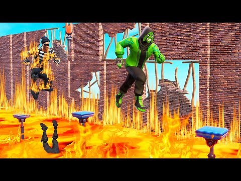 ESCAPE BEFORE You BURN! (Fortnite Deathrun)