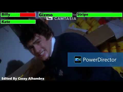 Gremlins (1984) Final Battle with healthbars 2/4