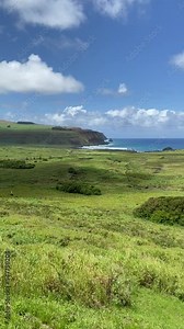 Volcan Poike et littoral de l’île de Pâques