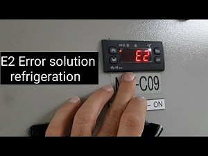 how to fix E2 error in eliwell