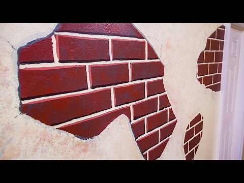 How to Make a DIY Faux Brick Wall