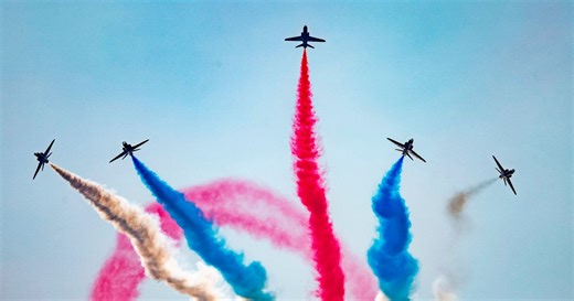 Red Arrows and Battle of Britain Memorial Flight timings at Blackpool Air Show