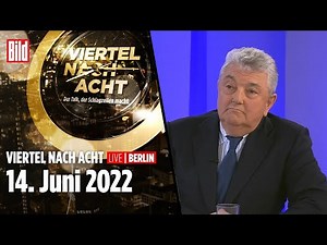 🔴 Viertel nach Acht – 14. Juni 2022 | u.a. Georg Gafron, Birgit Kelle und Nena Schink