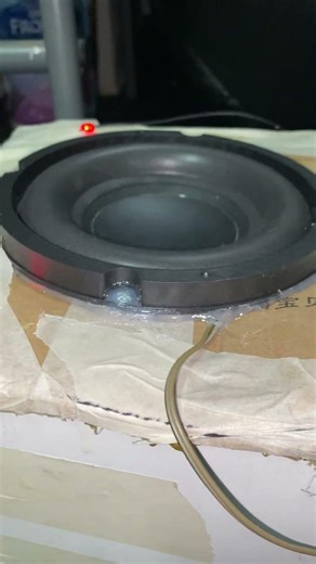 Box with cardboard top prototype #diyspeaker