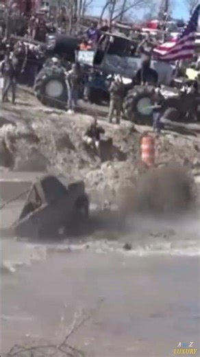 Tractor vs Monster Truck Mud Battle #mudbogging #trucks #comparison