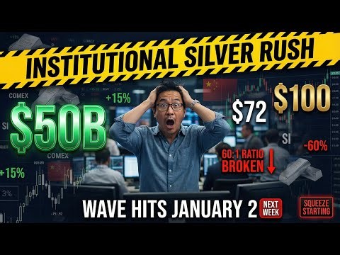 THE $50B SILVER TSUNAMI – Pension Funds Lock In Sub-60 Ratio Before Price Explodes Next Week