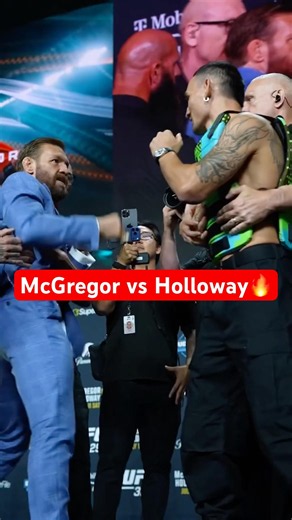 Connor McGregor vs Max Holloway🔥 #facetoface #ufc #mma #mcgregor #champion #champ #khabib #octagon