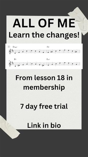 🎺 Jazz Trumpet Tip: Master “All of Me” Chords in 8 Bars!