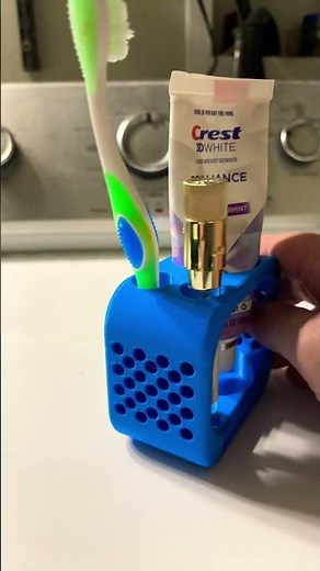 My New 3D Print Is A Toothpaste Holder