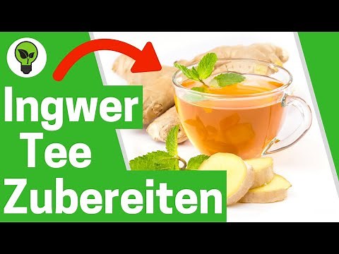 Preparing ginger tea ✅ GENIUS RECIPE: How to make ginger tea & water with lemon and honey yourself?
