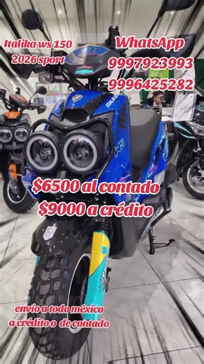 Compra Italika WS150 Sport: Fácil envío a México