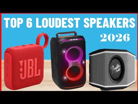 Best Loudest Bluetooth Speakers Of 2026 | Top 6: Best Loudest Bluetooth Speakers [Buying Guide]