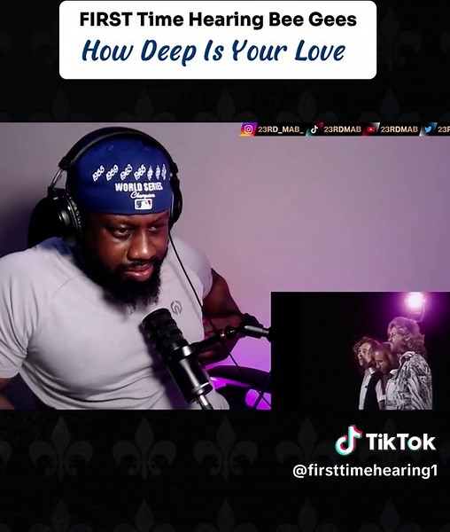Amazing song! #reaction #beegees #howdeepisyourlove #fyp #retromusic | Bee Gees