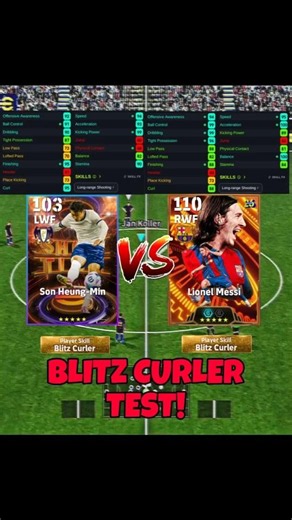 110 Messi vs 103 Son: Ultimate Blitz Curler Test! 🤯🔥