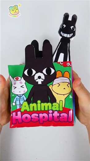 🚑DIY Roblox Animal Hospital Game book 2🚑 로블록스 동물병원 게임북 2탄🚑