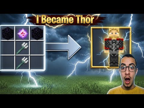 I Became Thor in Minecraft and Beat the Ender Dragon ⚡🐉#Minecraft#MinecraftGameplay#MinecraftChallen