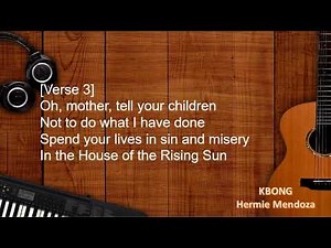 The House of the Rising Sun Lyrics