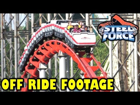 Steel Force at Dorney Park Off-Ride Footage (No Copyright)