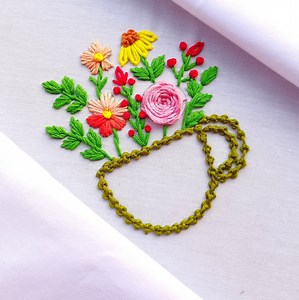 19K views · 323 reactions | simple easy cup hand embroidery|| | Secret Hand Stitch | Facebook