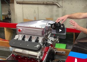 Finnegan Is Working On The New Twin Turbo 427 For The New Jet Boat! - BangShift.com