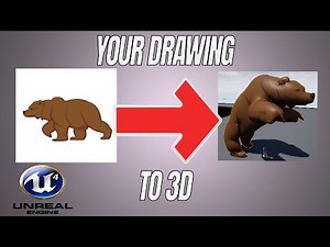 Convert your Drawing into 3D with Monster Mash Google AI and Unreal Engine | 15 Minute Tutorial FREE
