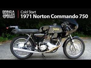 1971 Norton Commando 750 Cold Start | Bring a Trailer