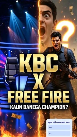 Free Fire Mein KBC 😳 | 1 Sawaal = 1 Headshot 🔥